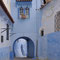 Blauer Durchgang in Chefchaouen