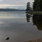 Abendstimmung am Hurdalssjøen in Norwegen