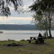 Am See finden wir viele Picknickplätze