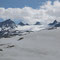 Blick zu den Gipfeln des Jotunheimen Gebirges vom Sognefjellet