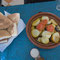 Tajine mit Hühnchen im Restaurant L'Avenir