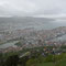 Bergen mit dem Hafen vom 320 Meter hohen Fløyen aus gesehen