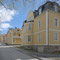 Traditionelle Gebäude in der Altstadt von Östersund
