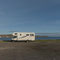 Einfacher Stellplatz in der Kleinstadt Vadsø am Varangerfjord