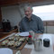 Es gibt Muffins mit selbst gesammelten Blaubeeren