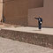 Andrea auf der Bühne der Kasbah Aghanaj