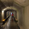 Durch einen 110 Meter langen Tunnel geht es wieder zur Standseilbahn