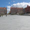 Der riesige Stadtplatz Stortorget in Östersund