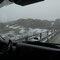 Wir fahren bei winterlichen Verhältnissen über das Saudafjell
