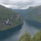 Blick von der Adlerstraße in den Geirangerfjord