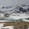 Berge, Wasser, Schnee und Eis auf dem Sognefjellet