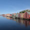 Blick von der Alten Brücke in Trondheim
