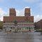 Das markante Rathaus von Oslo
