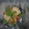 Frischer Salat mit Grapefruit