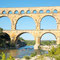 Der Fluss Gardon unter dem Pont du Gard wird gerne zum Baden genutzt