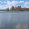 Die Fassade von Schloss Gripsholm wird gerade restauriert