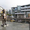 Im modernen Viertel Aker Brygge von Oslo
