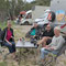 Mit Helga und Wolfgang am Campingplatz in Chefchaouen