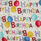 Baumwolle Happy Birthday, 110cm breit, 0.5m 11.50€
