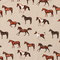 Dekostoff/ Canvas  Pferde (80% Cotton, 20% Polyester), 140 cm breit, 0.5m 6.00€