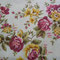 Dekostoff/ Canvas Blütentraum rot gelb (35% Cotton, 65% Polyester), 140 cm breit, 0.5m 7.00€