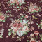 Baumwolle Blume/ Blüten/ bordeaux, 110cm breit, 9.50€