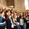 Der Chor bei der Generalprobe in der Kreuzkirche