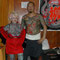 Tattoo lady has Guinness record. With HOURYU Tattooer  at OSLO TATTOO CONVENTION 2004