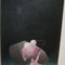 D. Glasmacher bei der Betrachtung des Mondes 1986 / Harald Eckert, Acryl auf Hartfaser 120 x 80 cm, unverkäuflich © Andreas Holzhauer