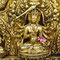 Detail der weltberühmten Boudhanath Stupa, einem Buddhisten-Heiligtum bei Kathmandu. Dieses Unesco-Weltkulturerbe soll beim verheerenden Erdbeben 2015 weitgehend unbeschadet geblieben sein. 1986 - © Rüdiger Marggraf