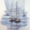 Marina acquarello, acuarela, watercolour,  artista Leonardo calvo