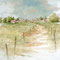 acquerello Paesaggio rurale, acuarela paisaje rural, Leonardo Calvo