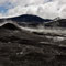 Black landscape in the proximity of Móði and Magni