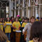 Yolande Barbier et les percussions du collège
