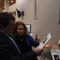 Jean-Louis David découvre l'exposition