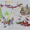 "Weihnachtskarte"...Bunt-, Copic/Touchstifte auf Papier 2014, 30x20 cm