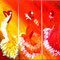 3Flamencotänzerinnen (2007), 3 x 80 x 40 cm, Acryl auf Leinwand