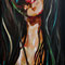  Die Strähne (2013), 80 x 40 cm, Acryl auf Leinwand