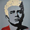 Jeames Dean II,  (2011), 50 x 50 cm, Acryl auf Leinwand