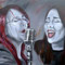 "Auftrag" Diana&Jule King (2021), 100x80x4 cm, acrylic on canvas