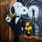 Snoopy 007 (2026), 100 x 80 x 4 cm, Acryl auf Leinwand