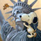 My Liberty (2025), 80 x 80 x 2 cm, Acryl + Spray Leinwand