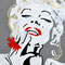 Blumerette (2011) 100 x 50 cm,  Acryl auf Polystyrolplatte