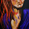  Ich warte (2013), 80 x 40 cm, Acryl auf Leinwand