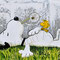 Snoopy & Woodstock Relaxen (2026), 40 x 80 x 4 cm, Acryl auf Leinwand