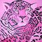 Pink Leo (2007), 60 x 60 cm, Acryl auf Leinwand