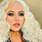 Christina Aguilera "Beautiful" (2023), 80 x 80 cm, Mixed Media on canvas
