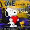 LOVE is in the Air (2026), 100 x 80 x 4 cm, Acryl auf Leinwand