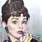 Audrey by Tiffany (2024), 80 x 80 cm, oil on canvas