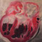 "Herz" 110 x 120 cm, Acryl auf Leinwand